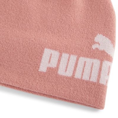 PumaEss No 1 Logo Cuffless Beanie Jr - rosa