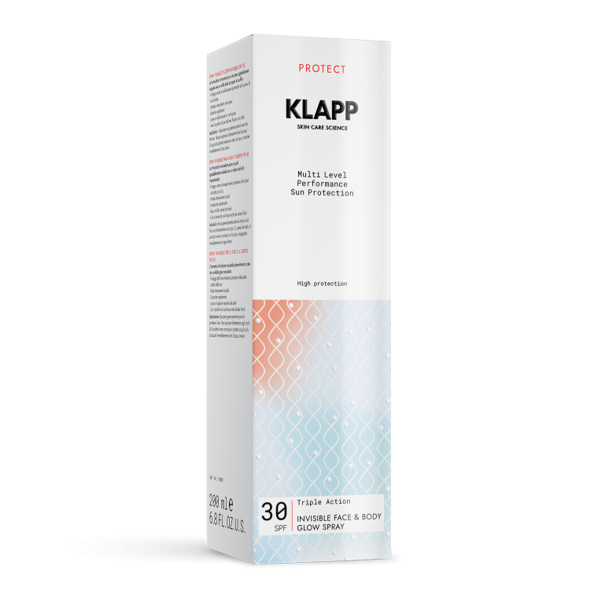 Klapp Multi Level Performance Triple Action Invisible Face & Body Glow Spray 30 SPF 200ml