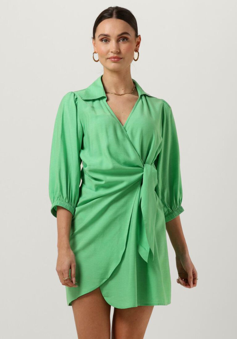 SUNCOO groene suncoo mini jurk cesira