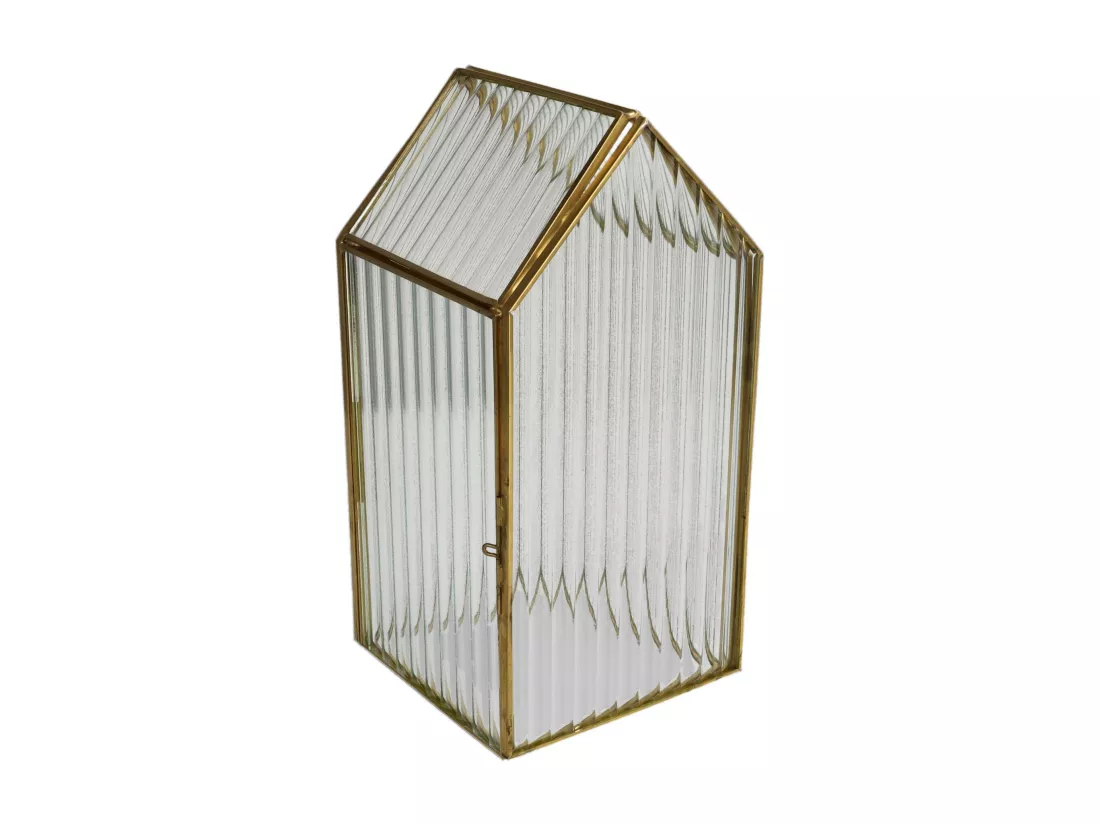 Lanterne Criste Or Moyen 25.5 x 12.5 x 12.5