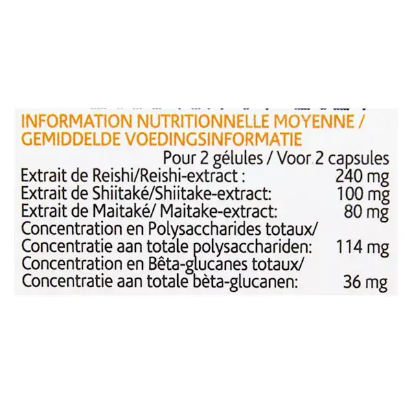 Naturland Orgânico Shiitake Maitake Reishi 40 cápsulas vegetais
