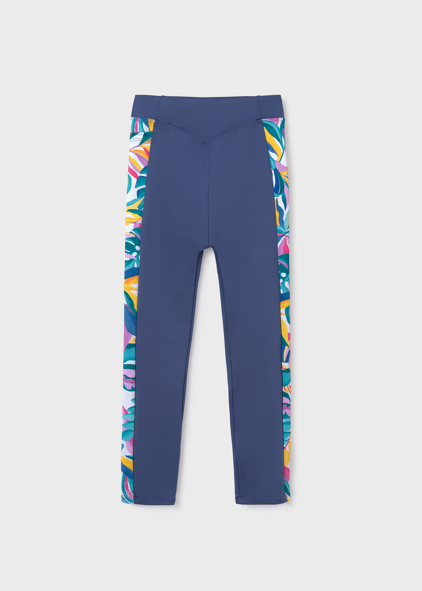 Leggings esportivas infantis na cor cobalto