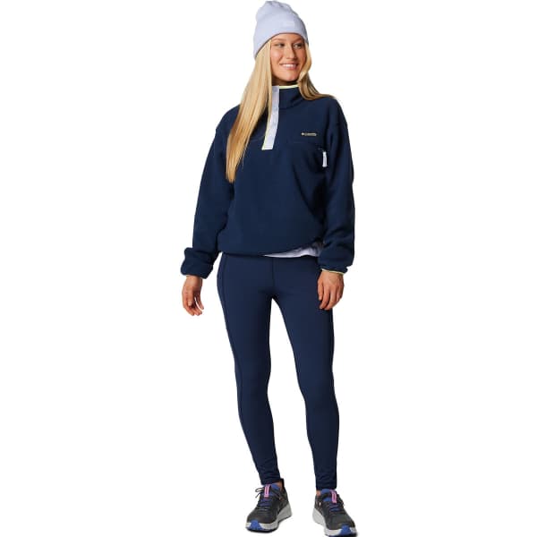 Sweat polaire COLUMBIA HELVETIA II CROPPED HALF SNAP FLEECE W COLLEGIATE NAVY