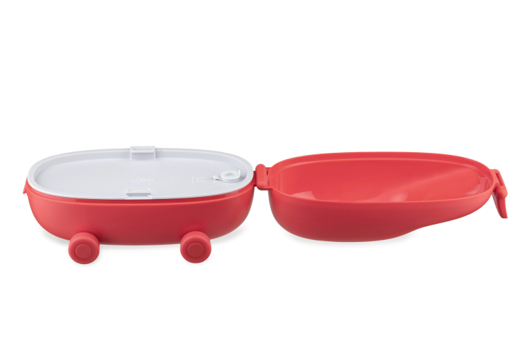 Alessi Food à porter snack box lichtblauw
