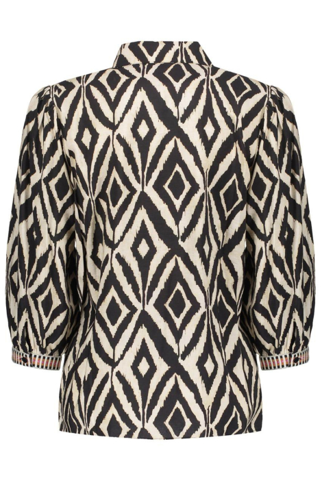 Geisha zwarte dames blouse