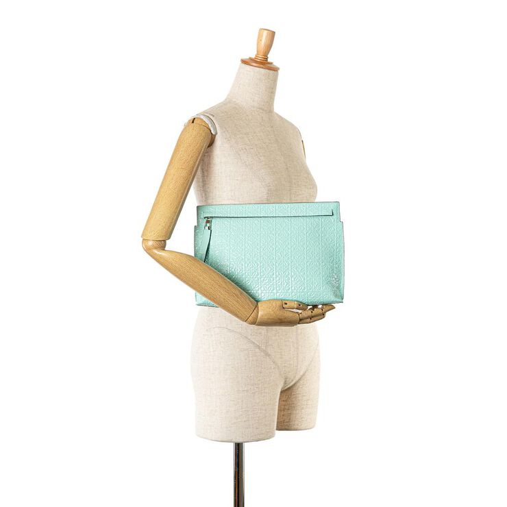Loewe Vintage Loewe Clutch Blue