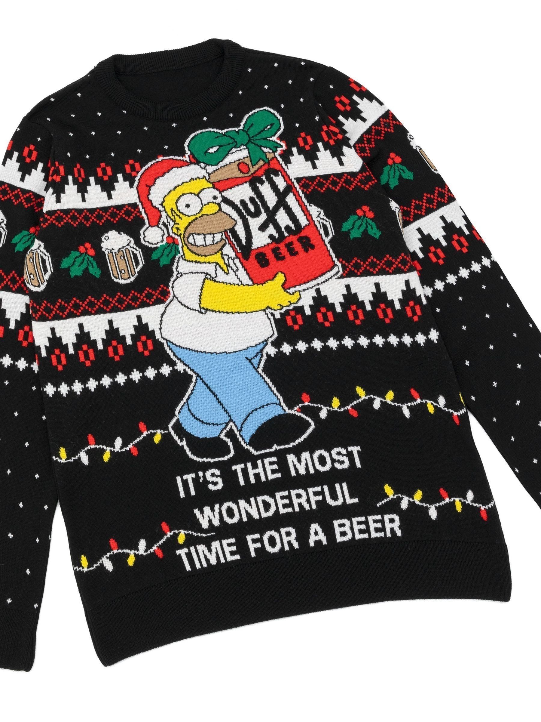 Black Simpsons - Vanilla Underground - Gelicentieerde gebreide herenkersttrui