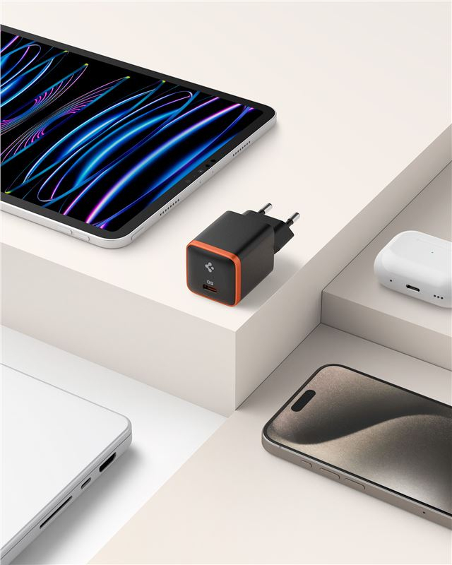 (30W) USB C Essential Ladegerät Netzteil Power Delivery (ACH08448) - Schwarz
