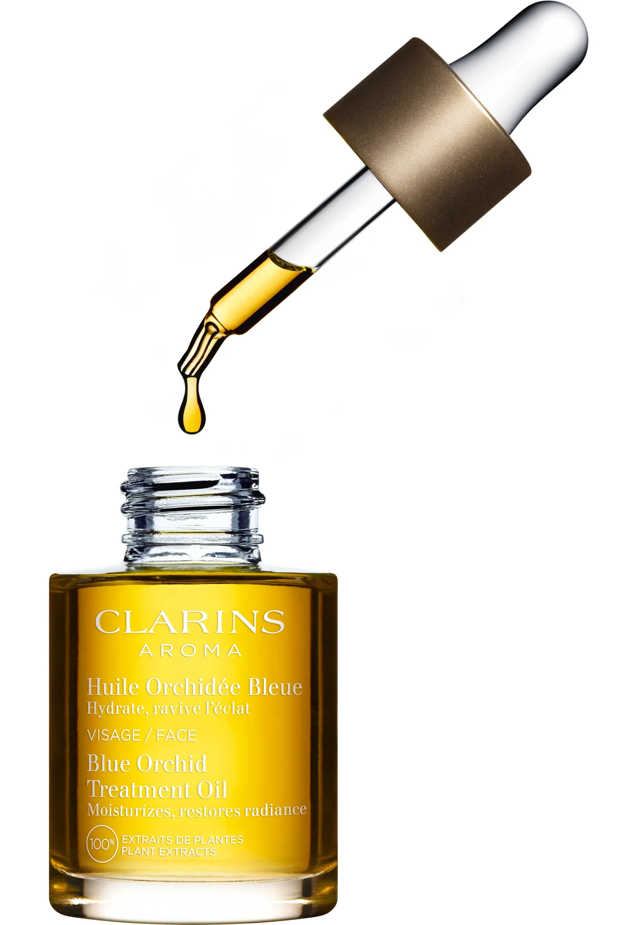 Clarins Huile visage hydratante Orchidée Bleue-30 ml