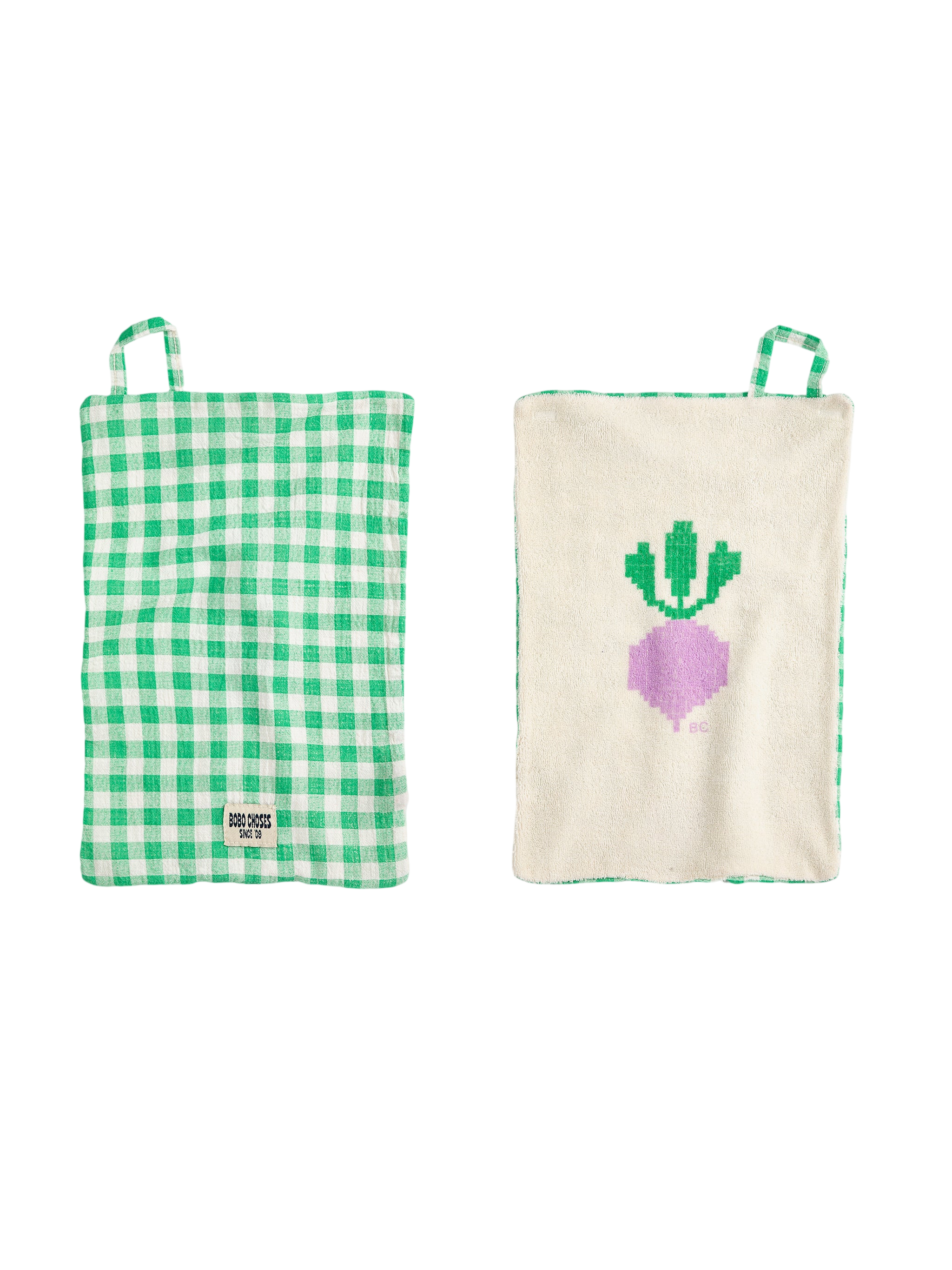 Waschlappen Bobo Choses 2er-Set White