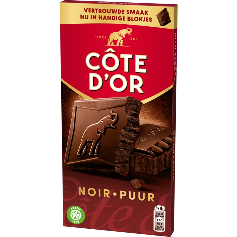 Côte d'Or Chocoladereep puur