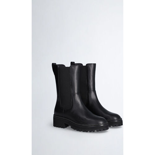Liu Jo - Botas Chelsea de piel Negro