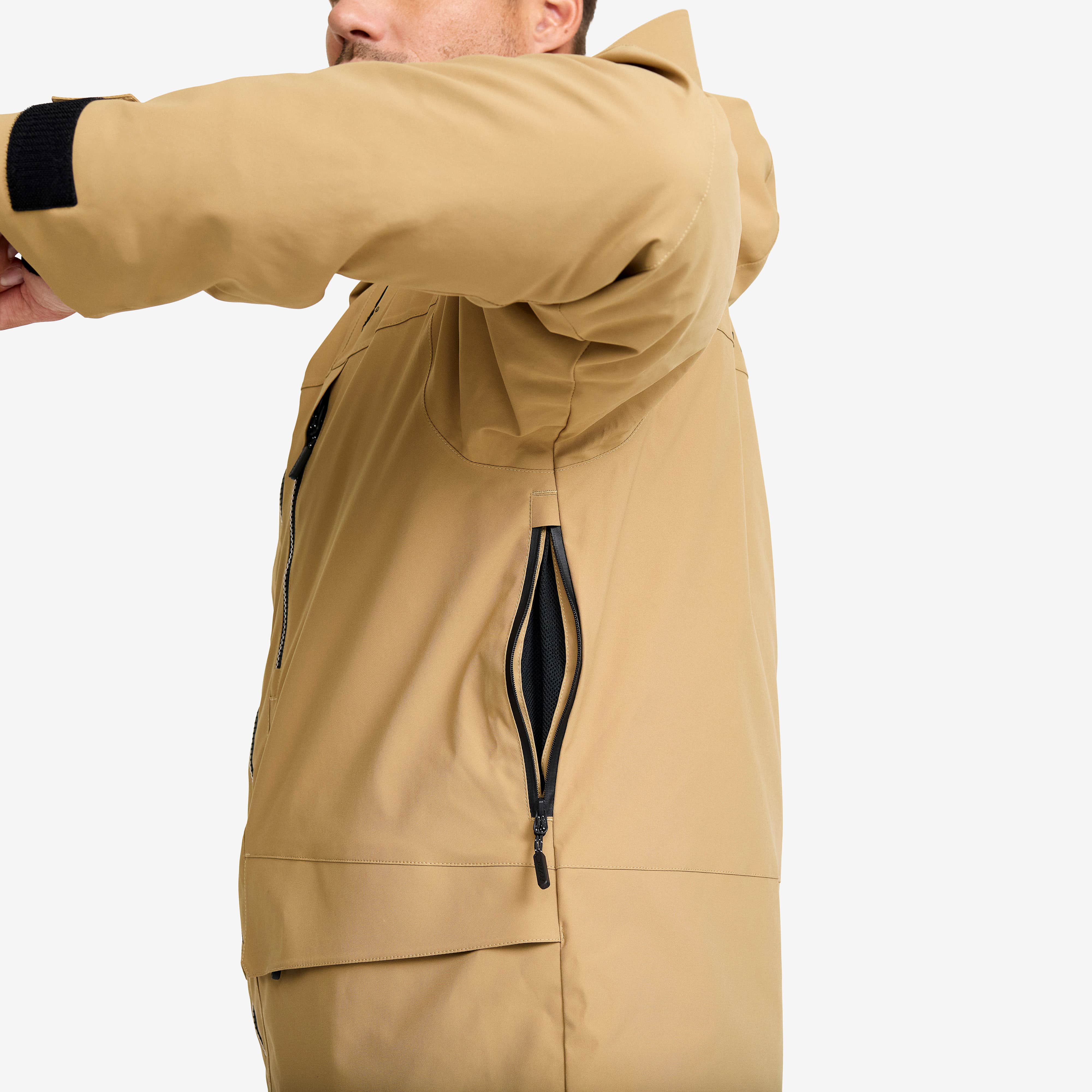 Halo 2L Insulated Ski Jacket Herre Kelp Beige