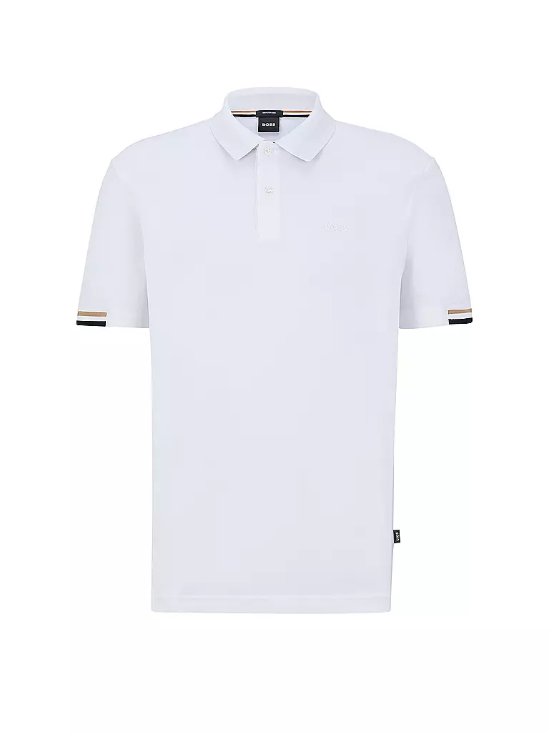 BOSS Poloshirt PARLEY 147 weiss