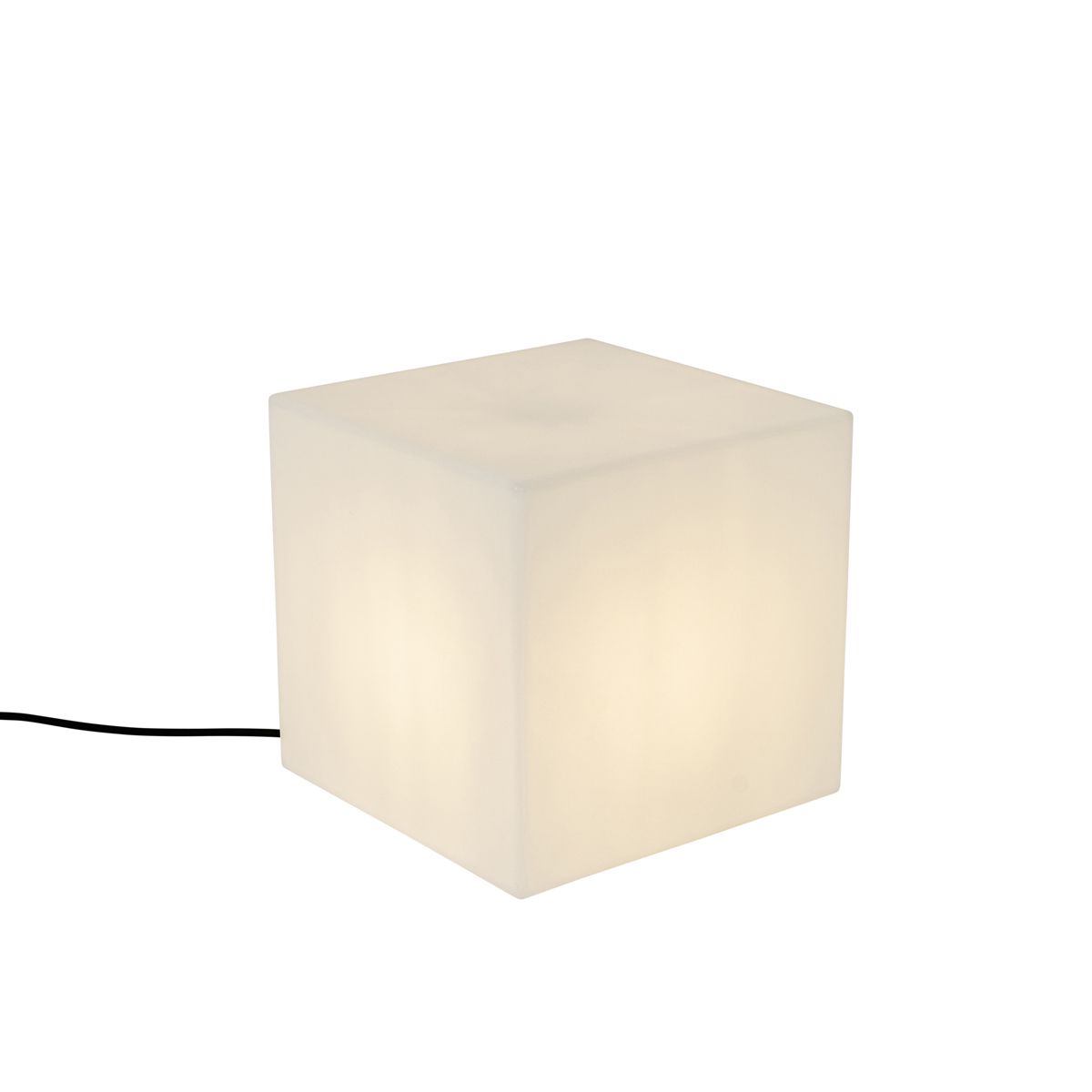 Moderne buitenlamp wit 30 cm vierkant IP44 - Nura