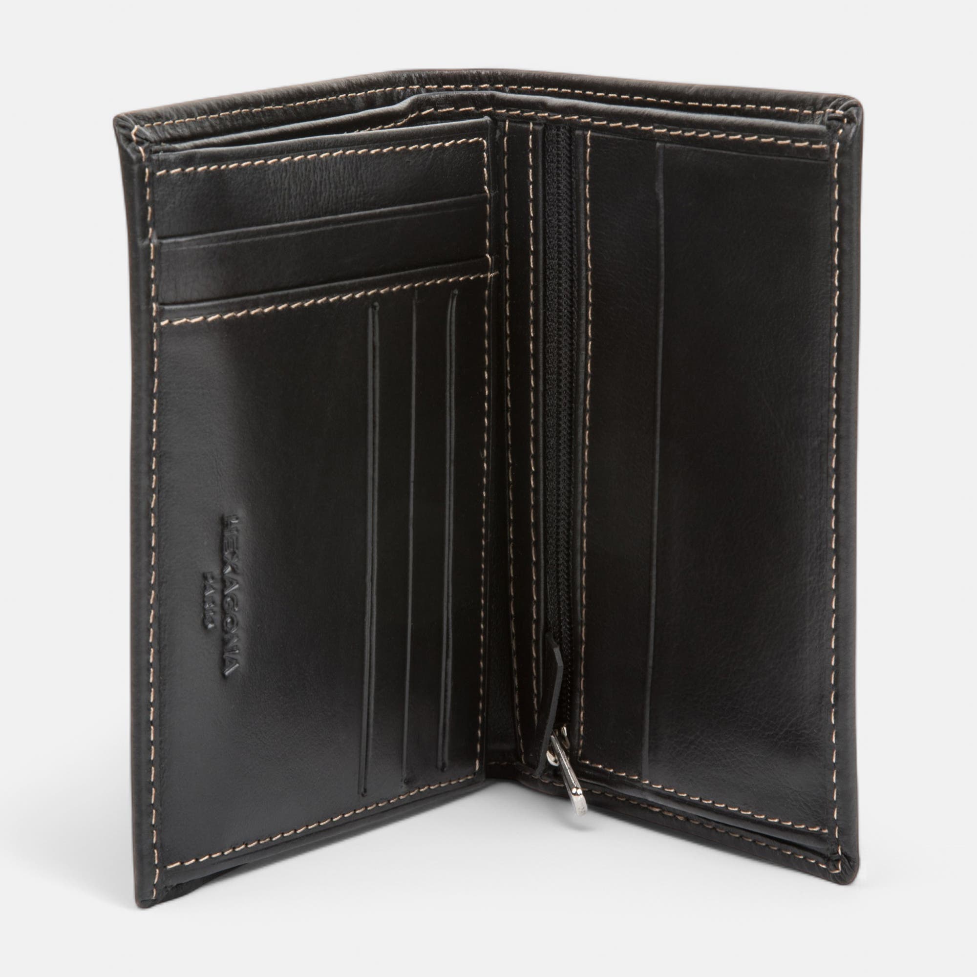 Petite maroquinerie en cuir noir