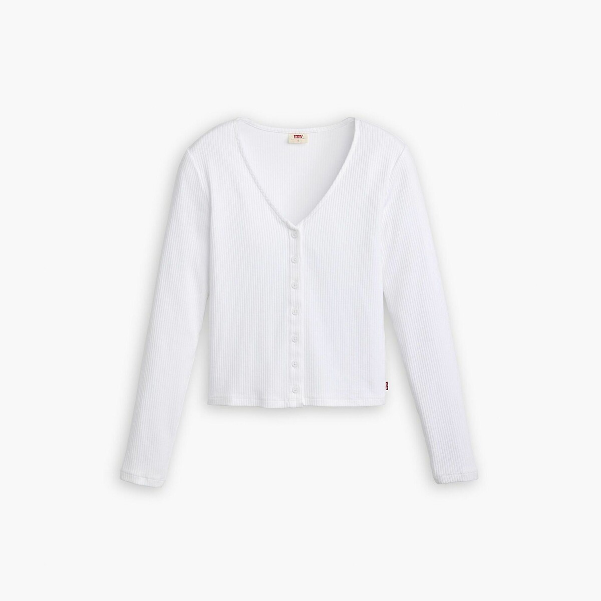 Camiseta de manga comprida com decote em V da Levi's