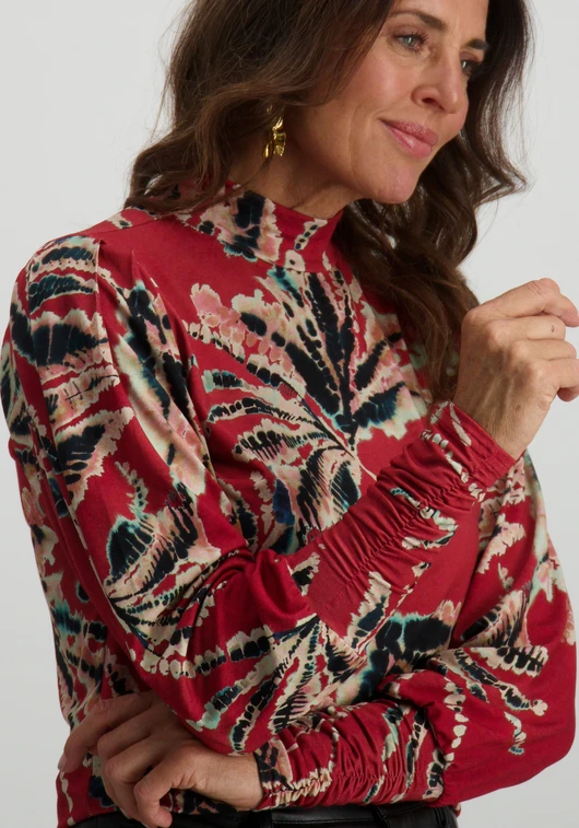 Aaiko Shirt GENA PAINTED FLOWERV
