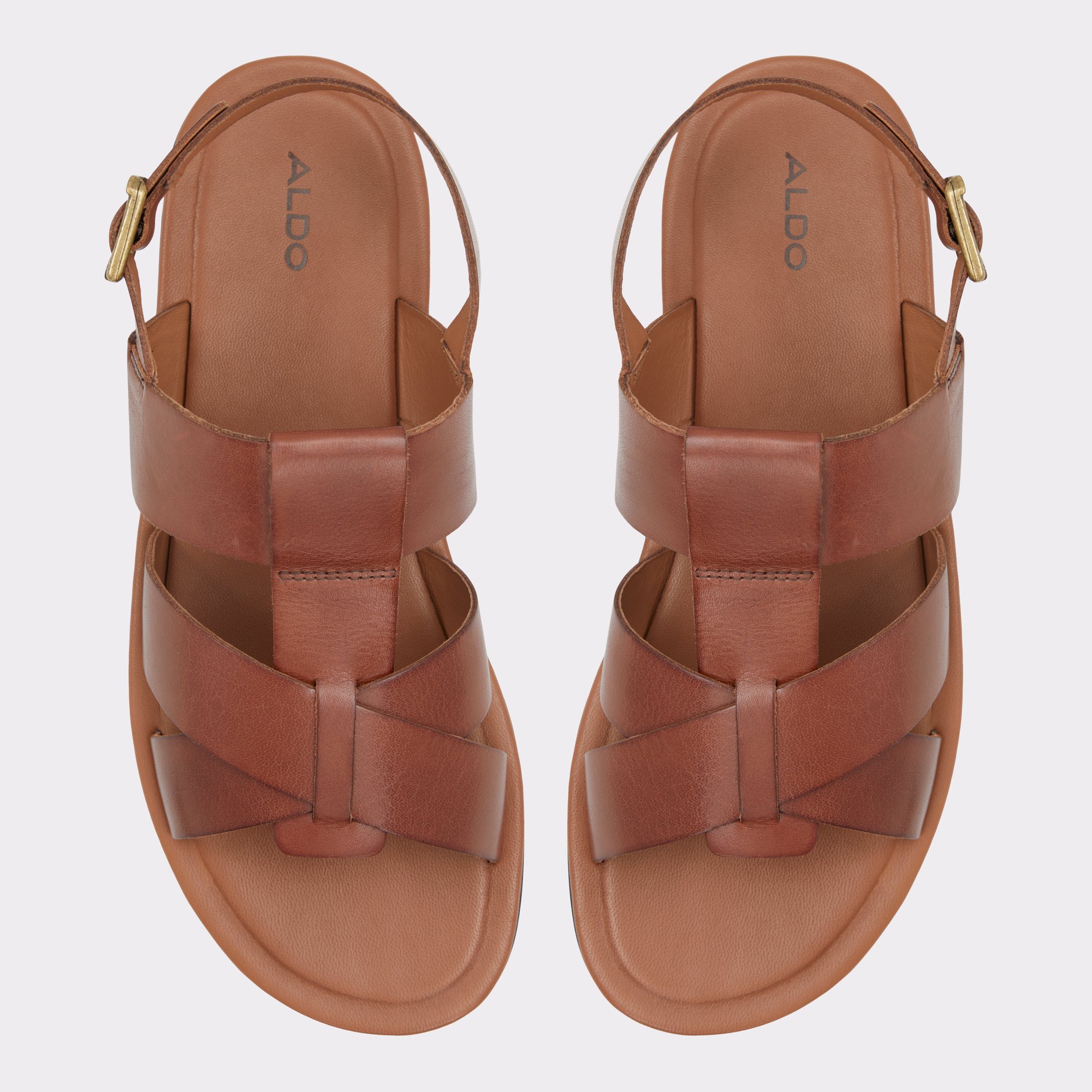 Educien Cognac Men Sandals & Slides