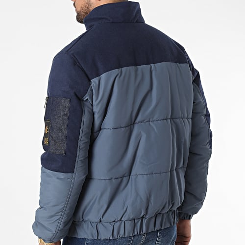 Veste Zippée 211 Gris Bleu Marine Denim