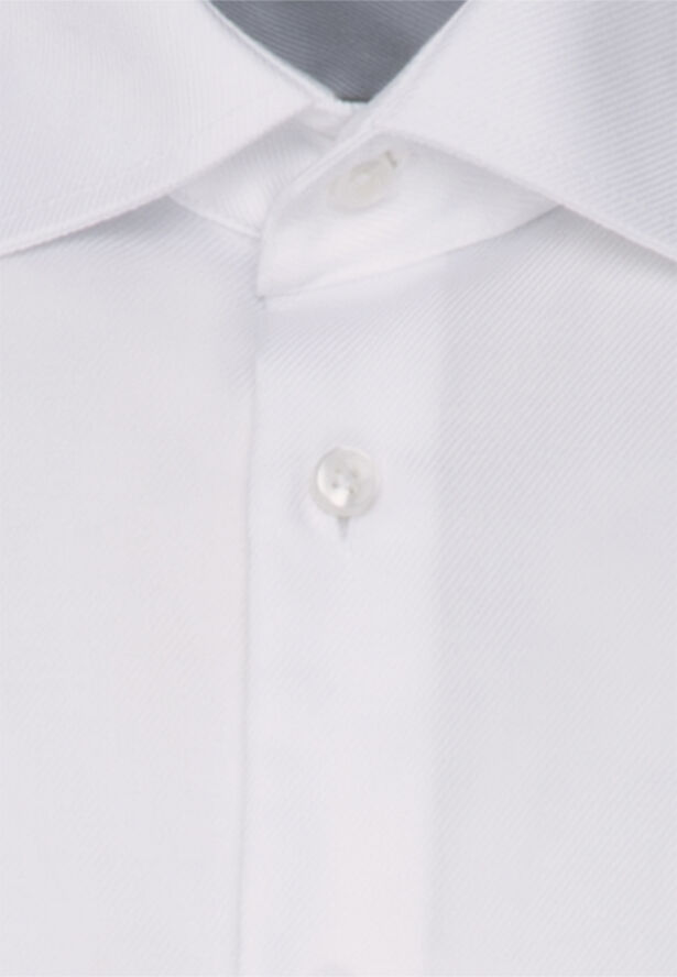 Seidensticker Business Shirt Regular Long sleeve Kent-Collar Uni White