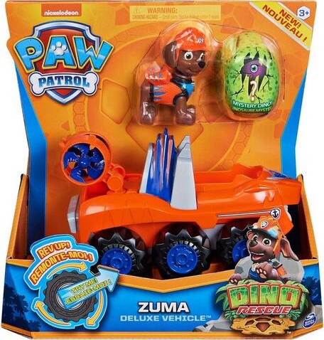 Paw Patrol - Dino Rescue - Deluxe Køretøj - Zuma