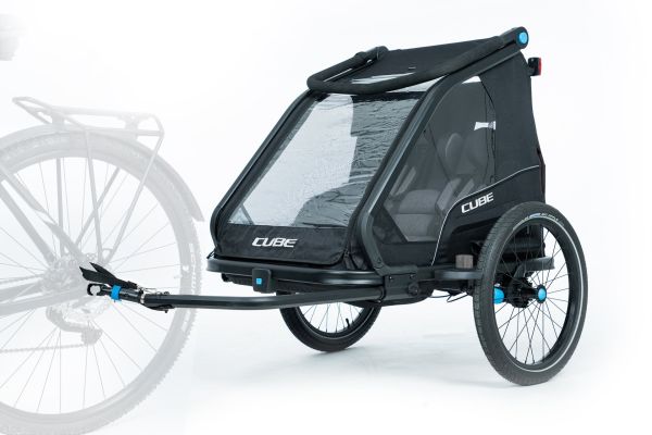 Cube Kids Trailer Double Cykelanhænger, 2 Børn
