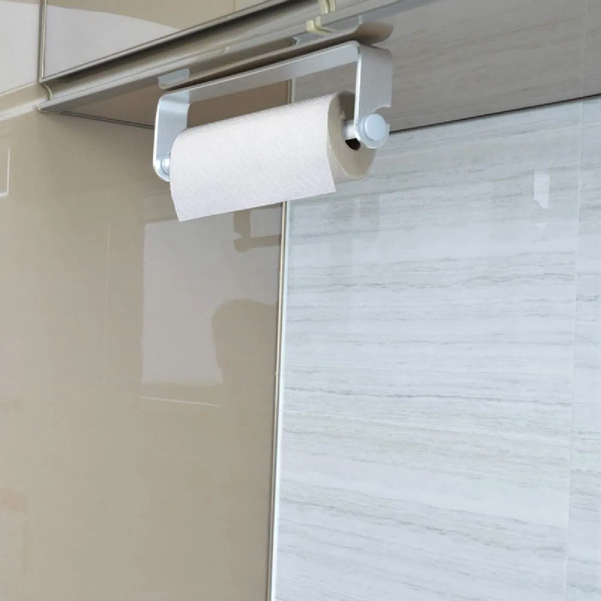 Universal Porte-mouchoirs argent autocollant
