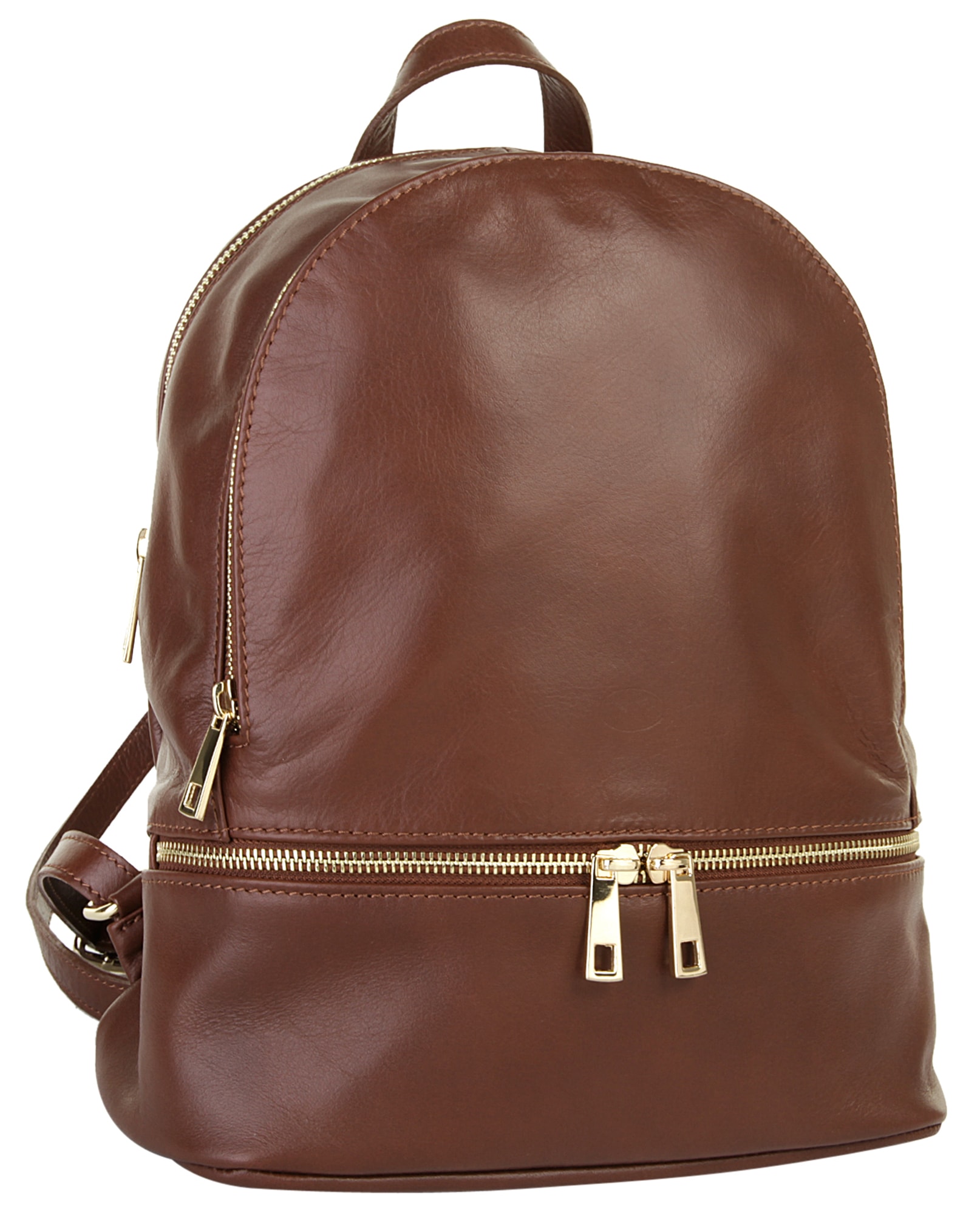 Piké Cityrucksack echt Leder, Made in Italy