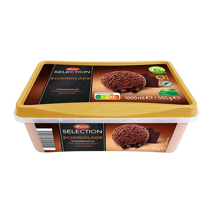 MUCCI Eisschale 1 l, Schokolade