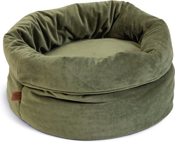 Designed by Lotte kattenmand Fluco groen D 45 H 35 cm