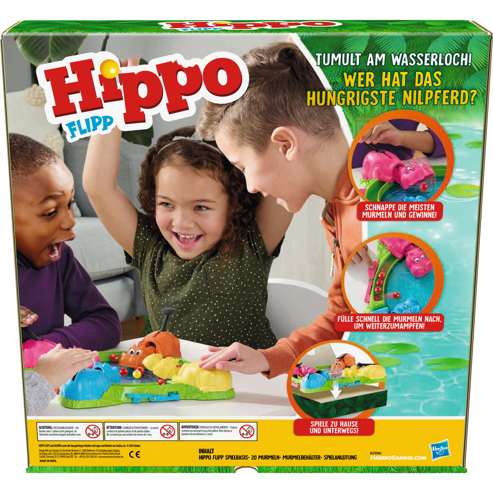 Hasbro Hippo Flip, deutsch