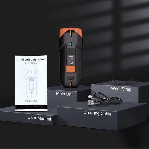INF Ultralyd Hundetrener med Lang Batterilevetid og Dobbel Belysning - Effektiv Trening for Hunder