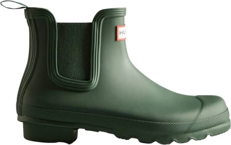 Hunter Boots Women's Original Chelsea Rubberlaarzen olijfgroen