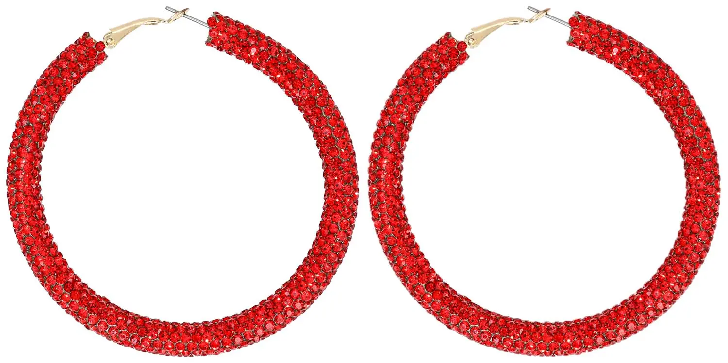 Creolen - Red Sparkle