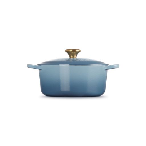 Le Creuset Signature Rund Støbejernsgryde, Chambray, 4,2 L