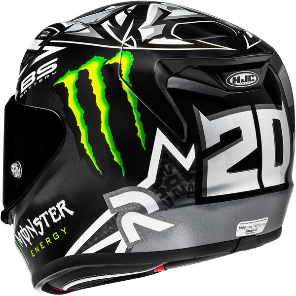 HJC - Casque RPHA 12 Quartararo Replica Black MC5 / Noir / Blanc / Gris
