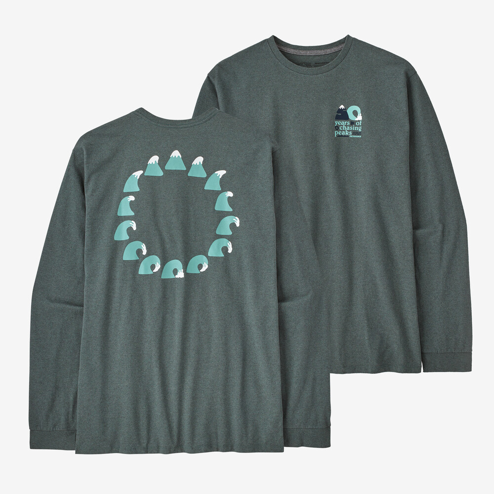Herren Langarmshirt „Chasing Peaks Responsibili-Tee“