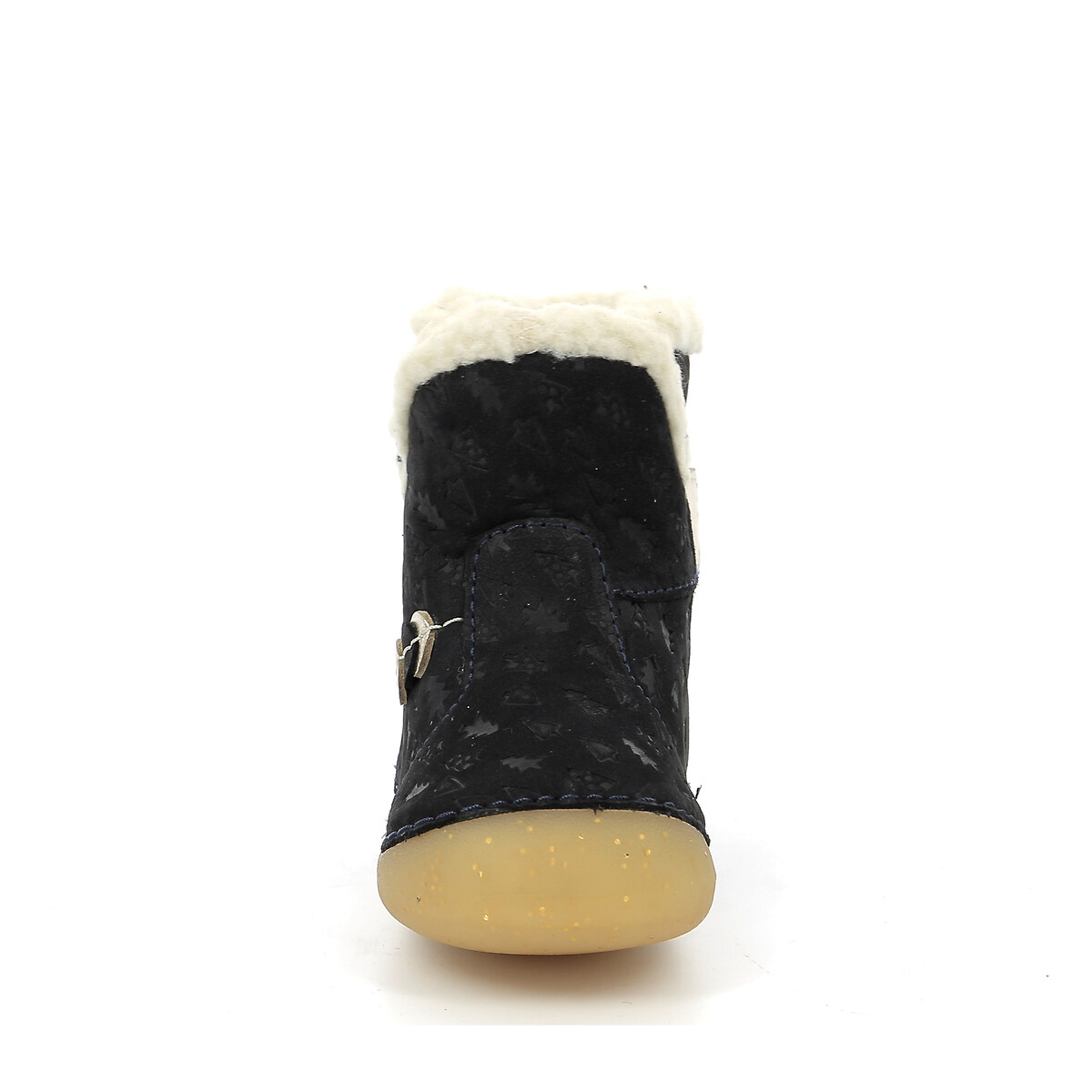 KICKERS<br>Botas de couro forradas So Windy, sola flexível