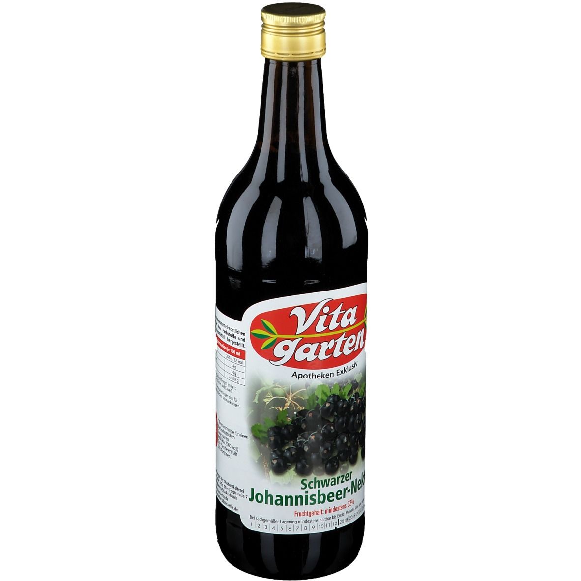 Vitagarten schwarzer Johannisbeer-Nektar