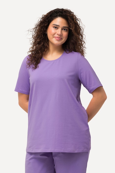 T-Shirt, A-Linie, Rundhalsausschnitt, Halbarm