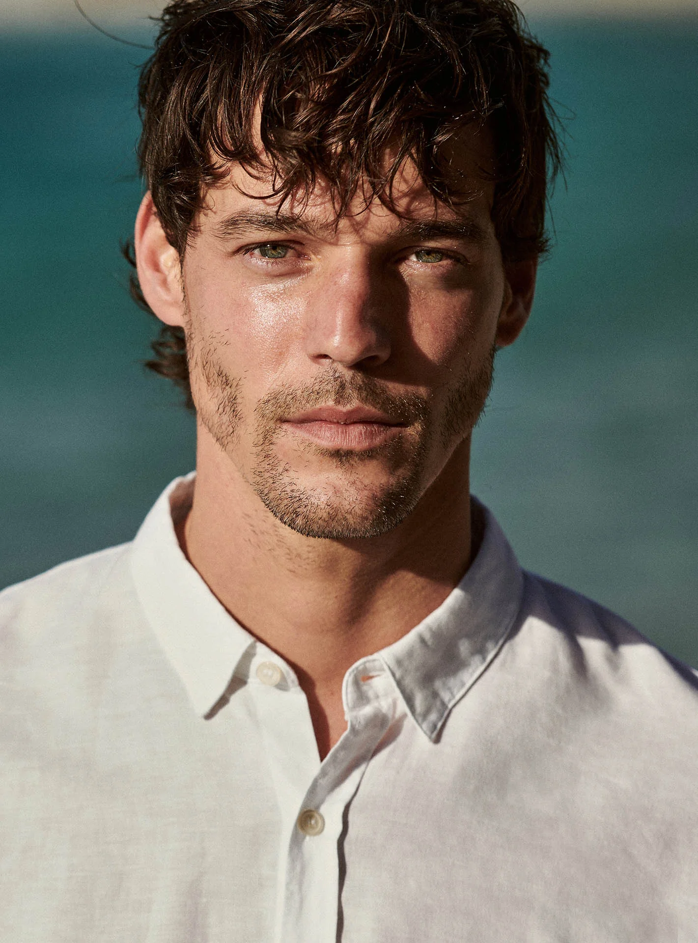 Chemise en lin Mercer Blanc
