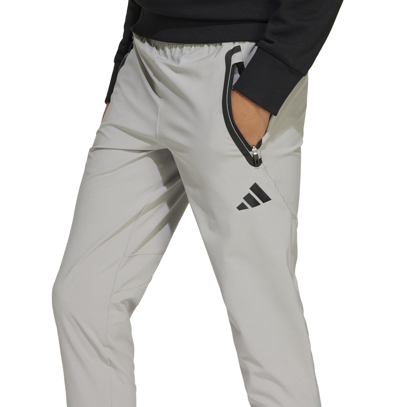 Adidas Tiro 25 Vis Tech Competition Trainingsbroek Kids Grijs Zwart