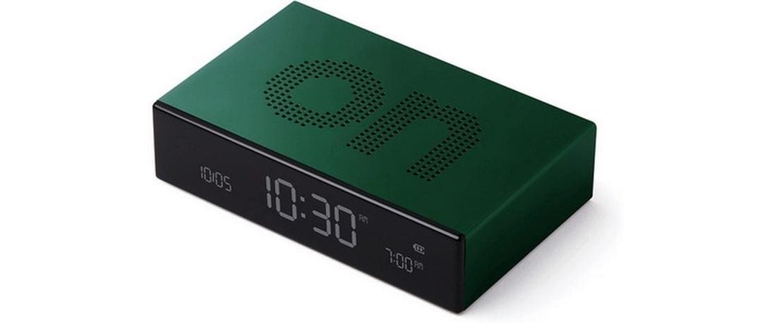 Digitalwecker Flip Premium DunkelgrünLCD-Wecker