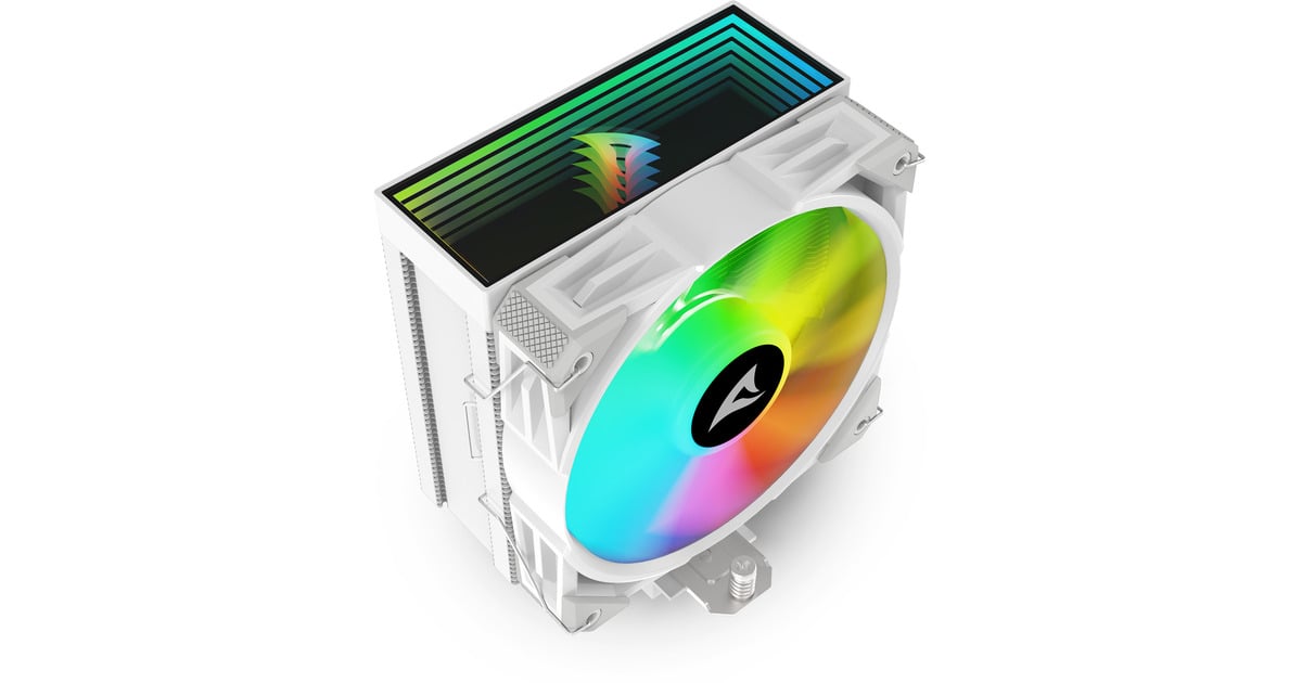 SharkoonA50 RGB CPU-koeler  (Wit, 4-pins PWM fan-connector)