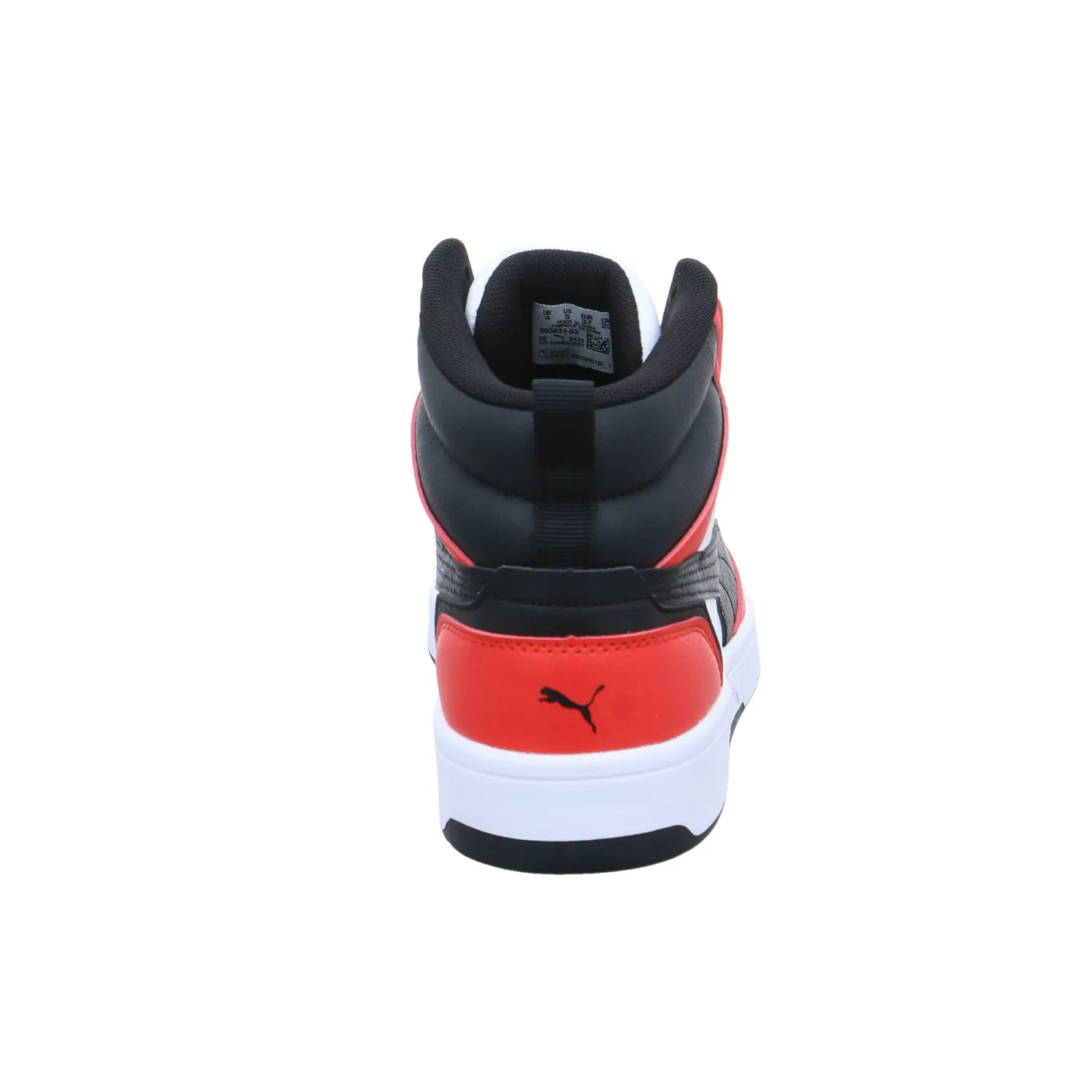 PUMA Kinder Sportschuh Weiss Lederimitat