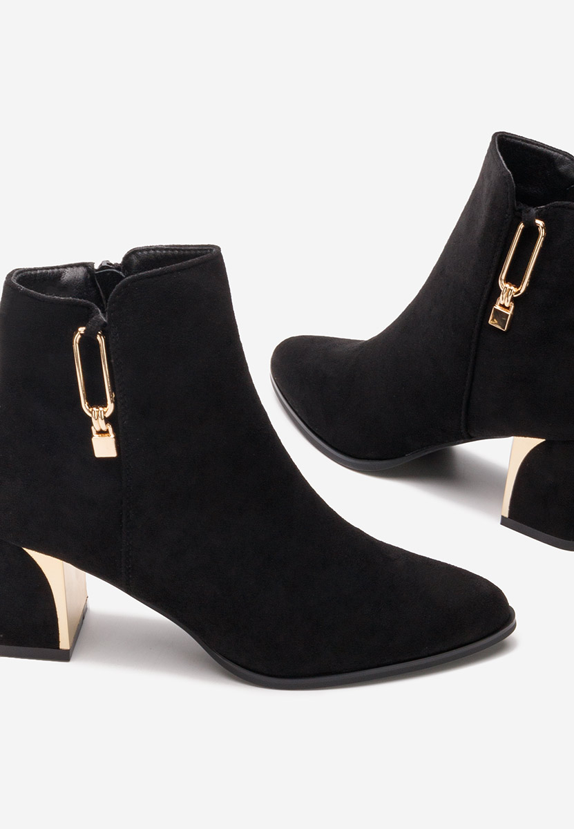 Bottines élégantes pour femme noires Eligia