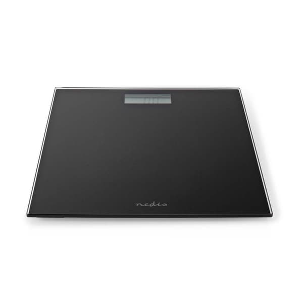 Personvekt | Digital | Sort | Herdet Glass | Maksimal vekttrykk: 150 kg