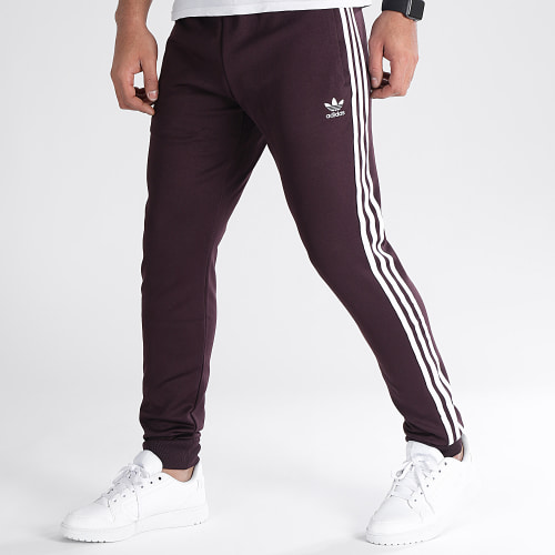 Pantalon Jogging A Bandes HK7352 Marron