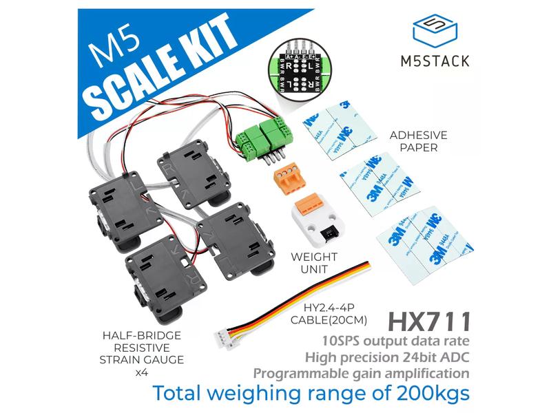 M5Stack Waage-Kit mit Gewichtsmodul Gewichts-Sensor Kit